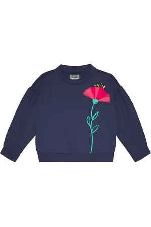 Il gufo Bedrucktes Sweatshirt aus Baumwolle