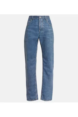 Bottega Veneta Weite Hose aus Leder