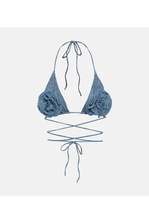 MAGDA BUTRYM Verziertes Bikini-Oberteil