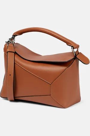 Loewe Tote Puzzle Edge Small aus Leder