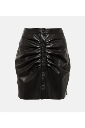 Isabel Marant Minirock Carvelioga aus Leder