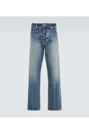 Kenzo High-Rise Straight Jeans Asagao