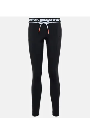 OFF-WHITE Low-Rise Leggings aus Jacquard