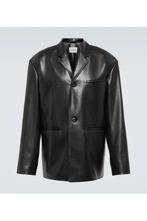 Nanushka Blazer Sanco aus Lederimitat