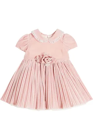 MONNALISA Baby Kleid aus Samt und Tüll