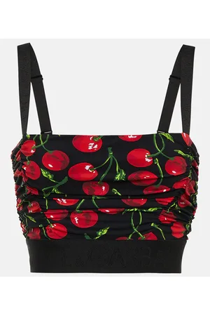 Dolce & Gabbana Bedrucktes Bustier-Top