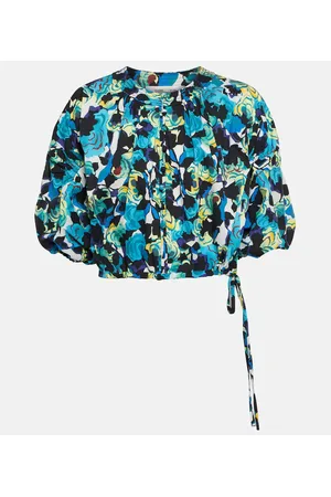 Diane von Furstenberg Top Dario aus einem Baumwollgemisch