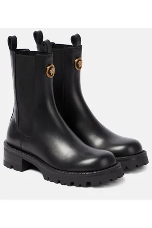 VERSACE Chelsea Boots Medusa aus Leder