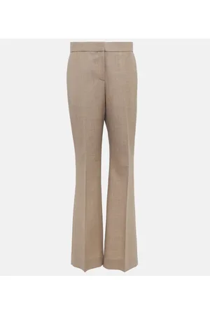 The Row Mid-Rise-Hose Baer aus Wolle