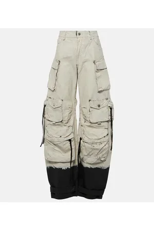The Attico Cargohose Fern aus Denim