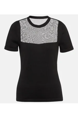 Oscar de la Renta Top aus einem Baumwollgemisch