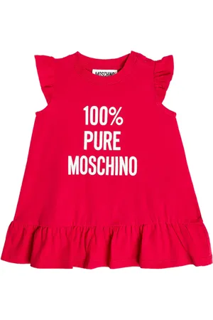 Moschino Baby Bedrucktes Kleid aus Baumwoll-Jersey
