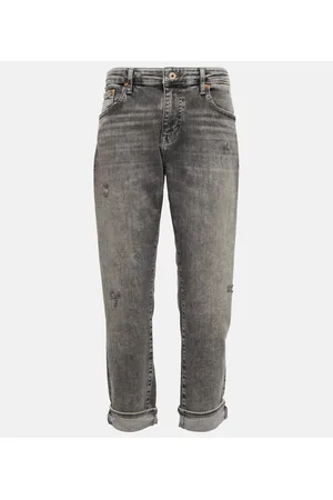 AG Jeans Mid-Rise Slim Jeans Ex-Boyfriend