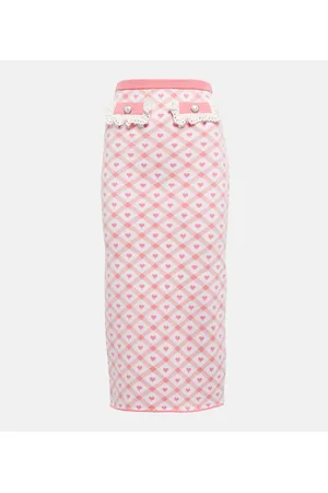 Alessandra Rich Midirock aus Jacquard