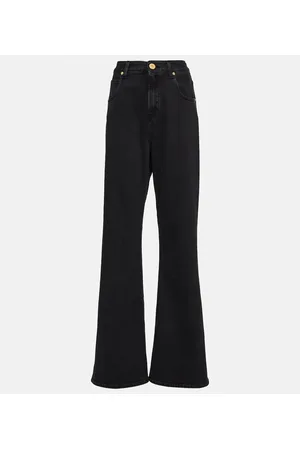 Balmain High-Rise Flared Jeans