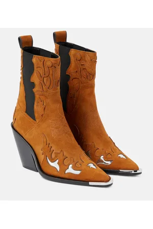 Paco rabanne Westernstiefel aus Veloursleder