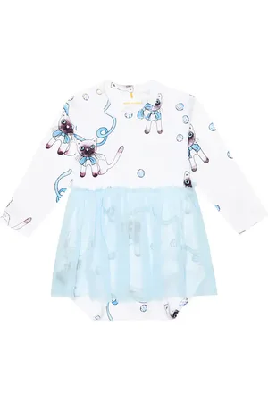 Mini Rodini Baby Kleid aus Baumwolle und Tüll