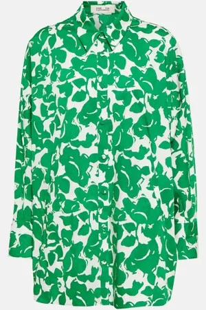 Diane von Furstenberg Bedrucktes Hemd aus Baumwolle