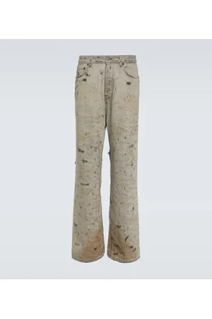Balenciaga Straight Jeans Super Destroyed