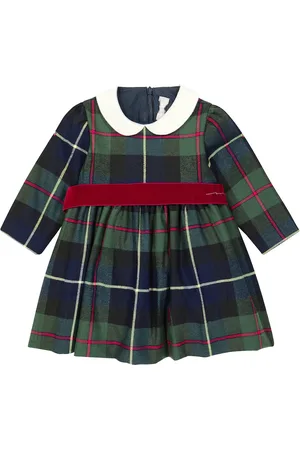 Il gufo Baby Kleid mit Samt