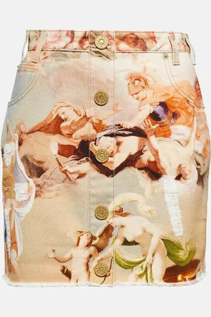 Balmain Minirock Sky aus Denim