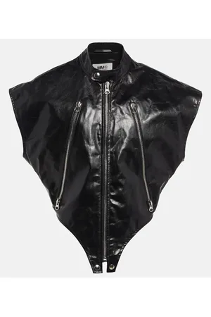 Maison Margiela Cape aus Leder