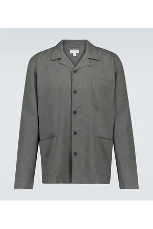 Sunspel Pyjama-Hemd aus Baumwolle