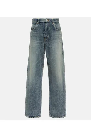 Balenciaga Mid-Rise Wide-Leg Jeans