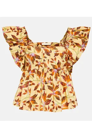 ULLA JOHNSON Top Romi aus Baumwollpopeline