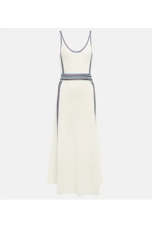 Chloé Chloé Besticktes Maxikleid aus Wolle