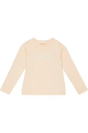 Chloé Chloé Kids Longsleeve aus Baumwoll-Jersey