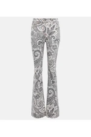 Etro Bedruckte Flared Jeans