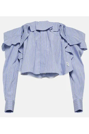 SACAI X Thomas Mason Hemd aus Baumwolle