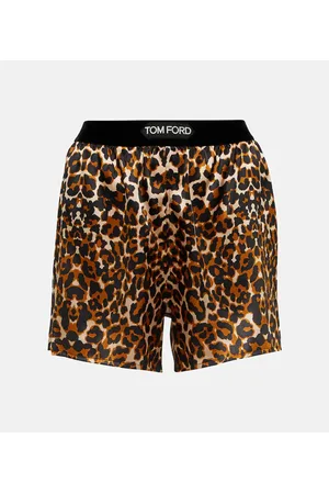 Tom Ford Bedruckte Shorts aus einem Seidengemisch