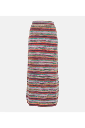 Chloé Chloé Midirock aus Wolle und Kaschmir
