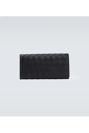 Bottega Veneta Portemonnaie Intrecciato aus Leder