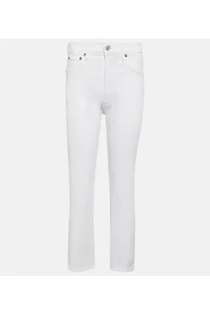 AGOLDE High-Rise Cropped Jeans Riley