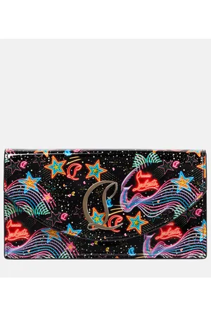 Christian Louboutin Clutch Loubi54 aus Lackleder