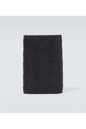 Bottega Veneta Portemonnaie Intrecciato aus Leder