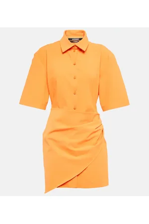 Jacquemus Minikleid La Robe Camisa aus einem Baumwollgemisch