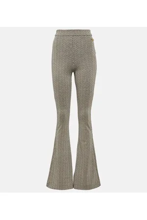 Balmain Schlaghose Monogram aus Jacquard