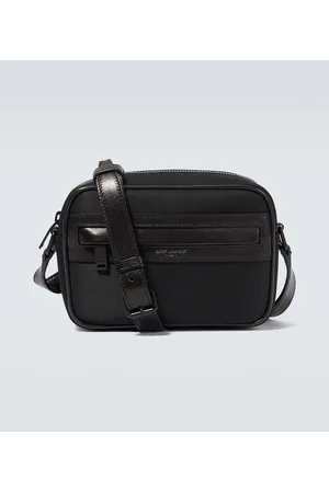 Saint Laurent Messenger Bag Camp mit Leder
