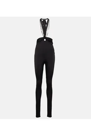 The Attico High-Rise-Hose Ruby