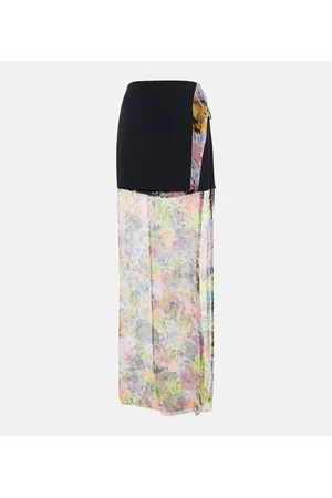 DRIES VAN NOTEN Midirock aus Crêpe