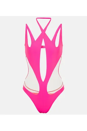 MUGLER Body aus Jersey und Mesh