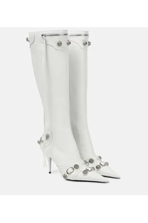 Balenciaga Stiefel Cagole aus Leder