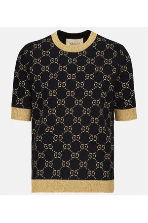 Gucci Top aus Jacquard-Strick