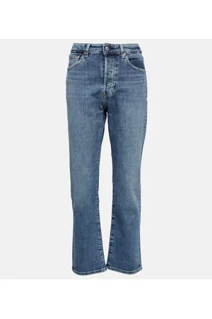 AG Jeans Mid-Rise Straight Jeans American