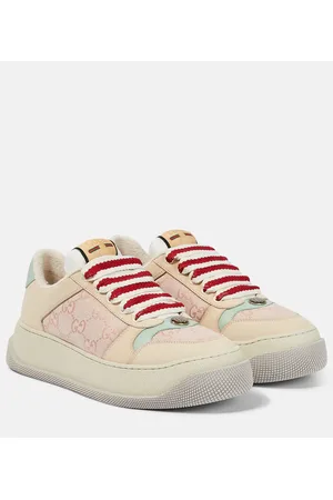 Gucci Sneakers Screener GG aus Canvas mit Leder