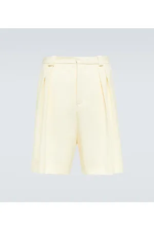 King & Tuckfield High-Rise Shorts aus Wolle